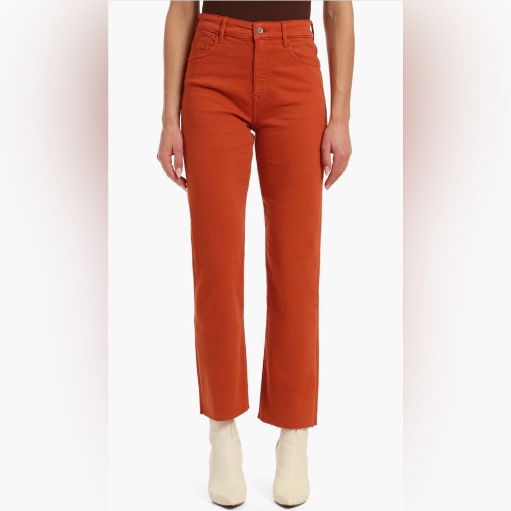 Mavi Jeans Barcelona High Waist Raw Hem Flare Jeans